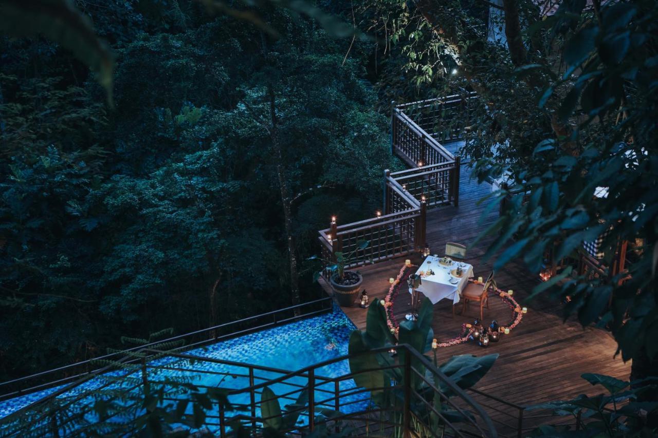 The Sebali Resort Убуд Екстер'єр фото The resort's private dining area