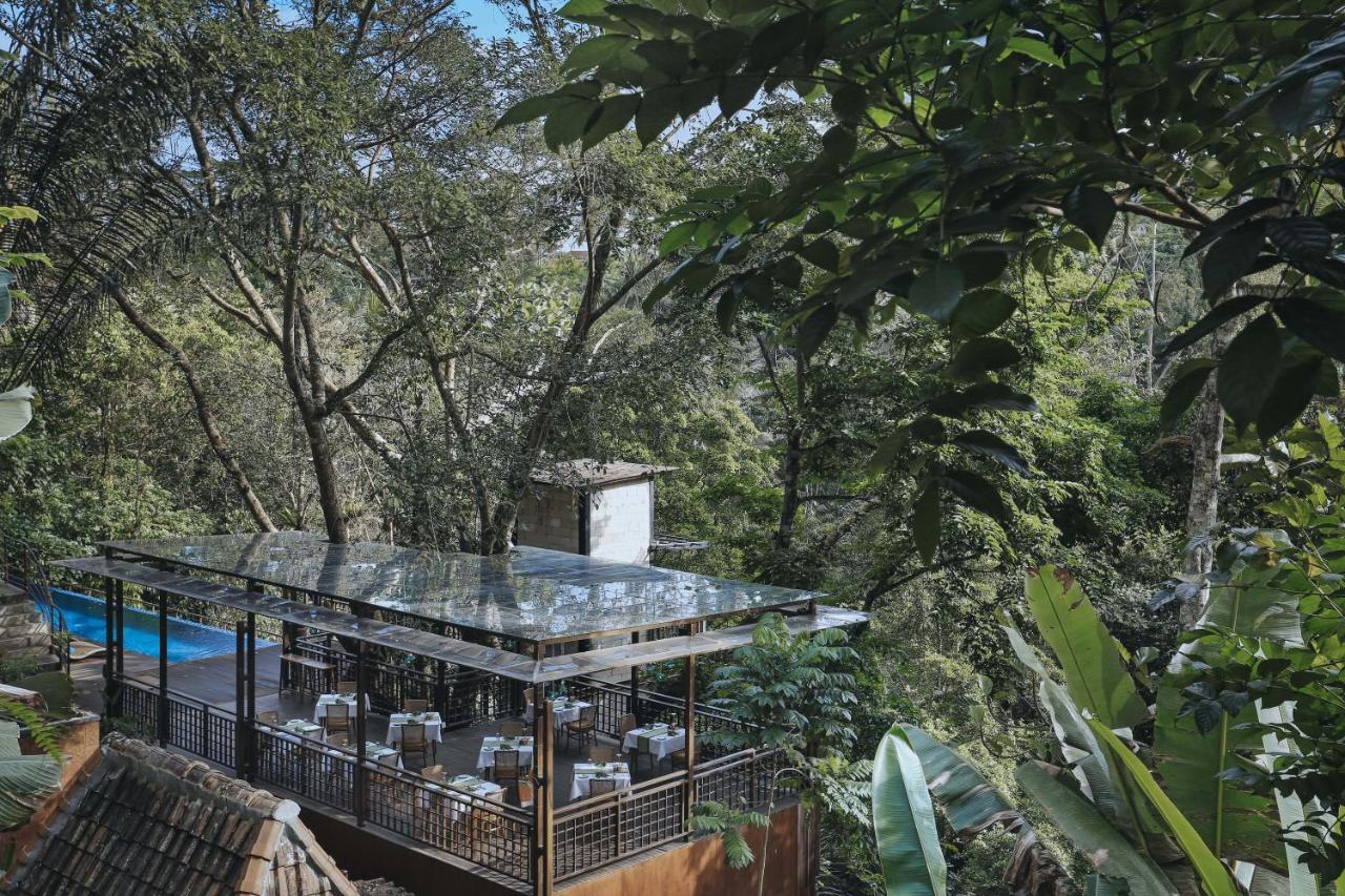 The Sebali Resort Убуд Екстер'єр фото The glass house at the top of the tower