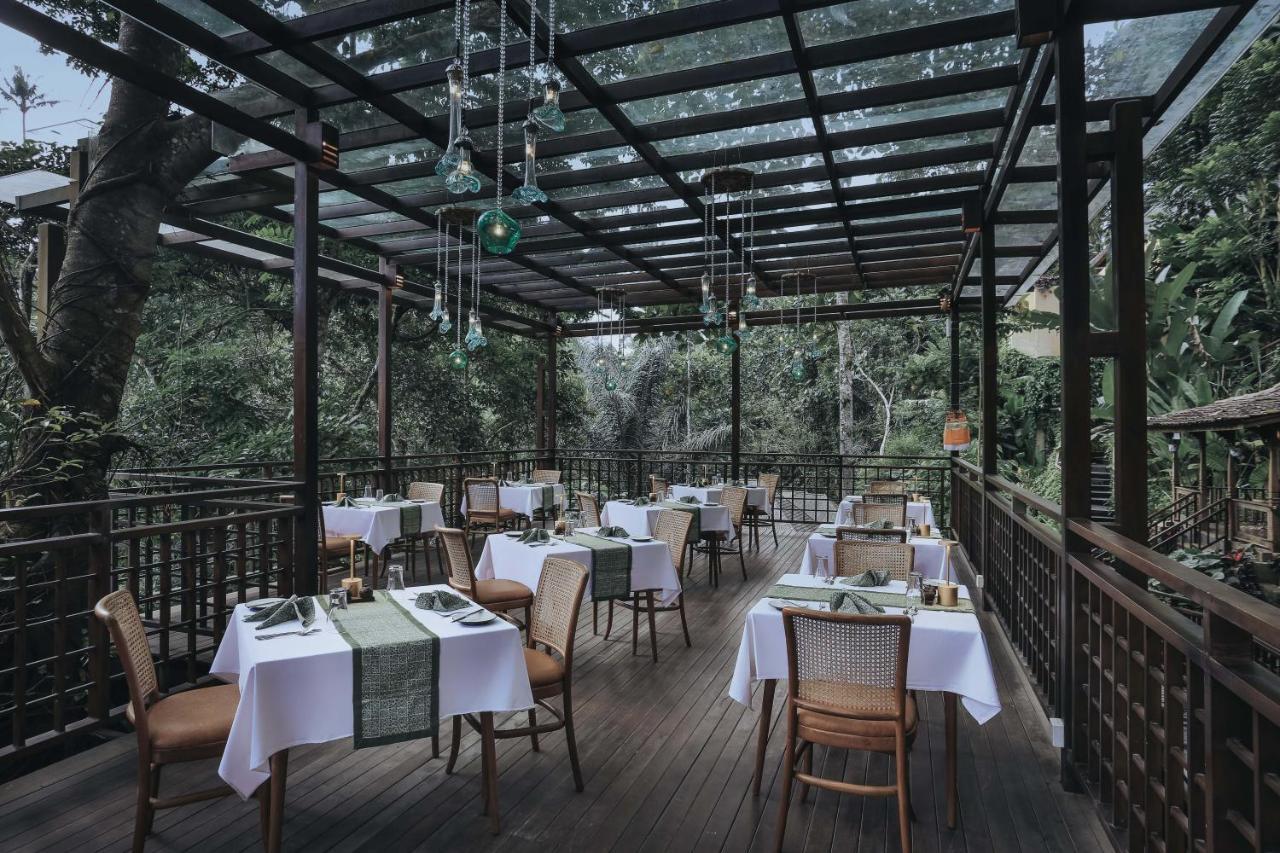 The Sebali Resort Убуд Екстер'єр фото The restaurant at the Forest Lodge