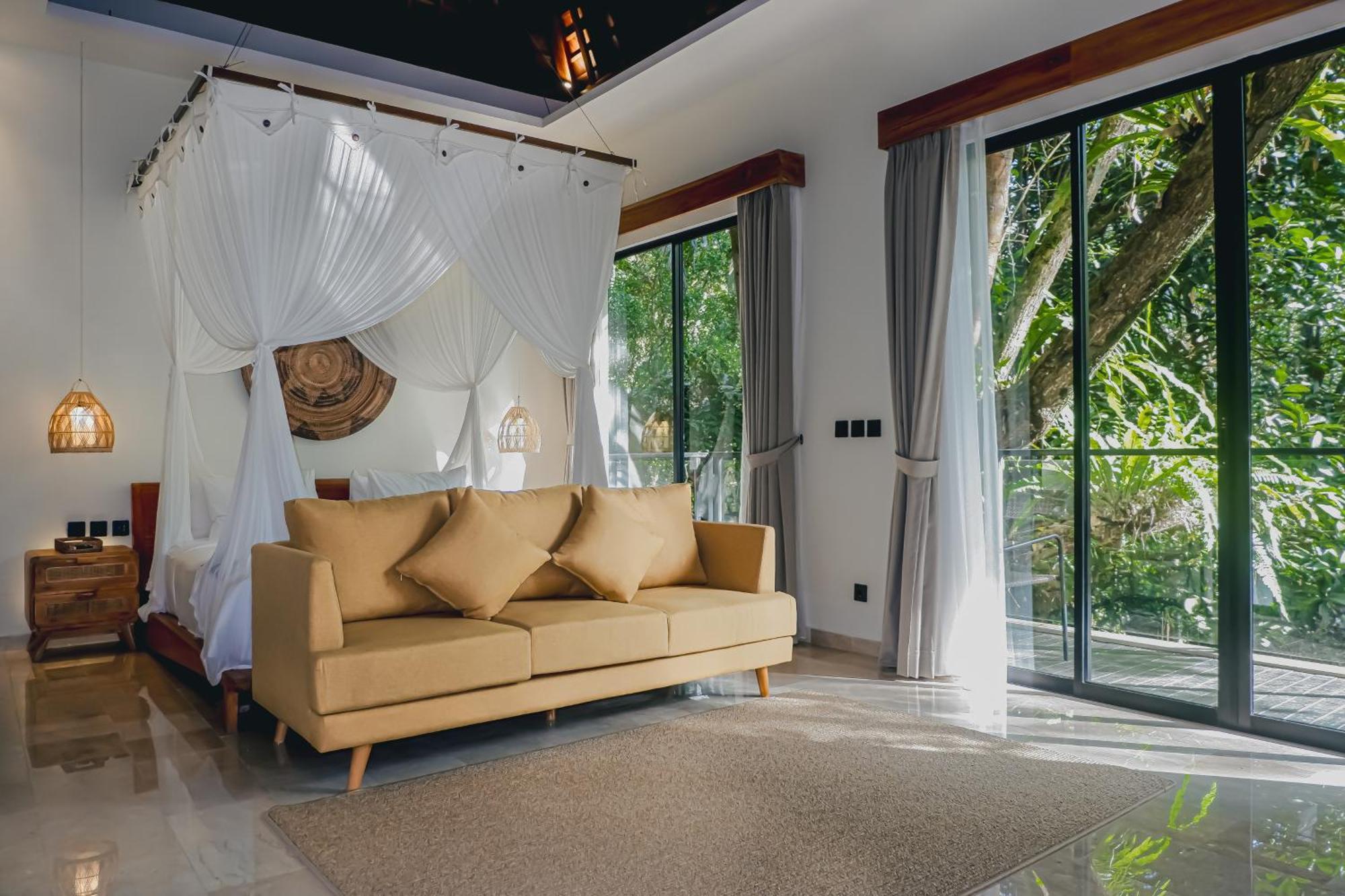 The Sebali Resort Убуд Екстер'єр фото A bedroom at the resort