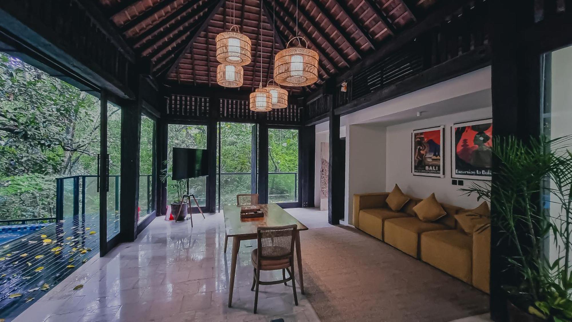The Sebali Resort Убуд Екстер'єр фото The interior of a villa at the resort