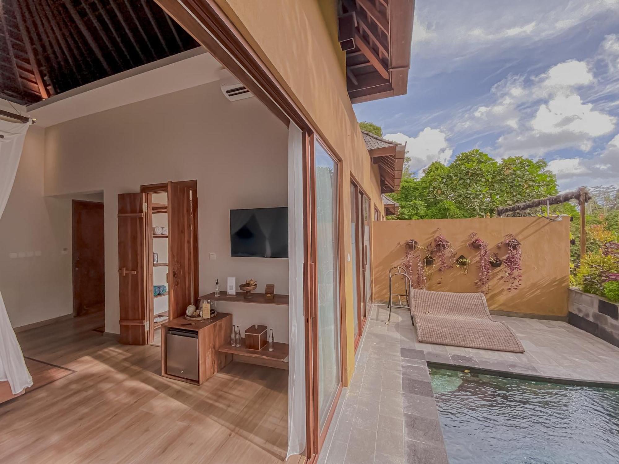 The Sebali Resort Убуд Екстер'єр фото A room at the hotel